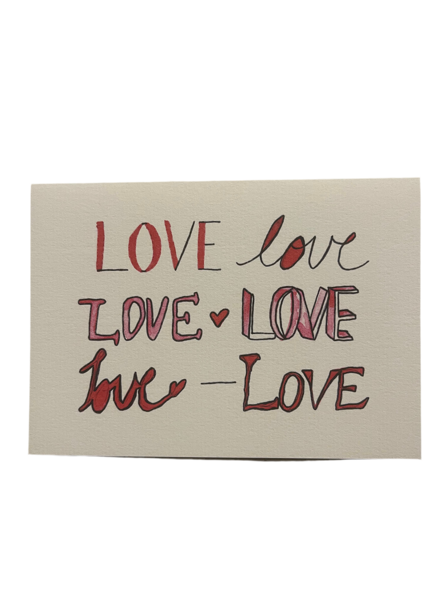 LOVE gift card