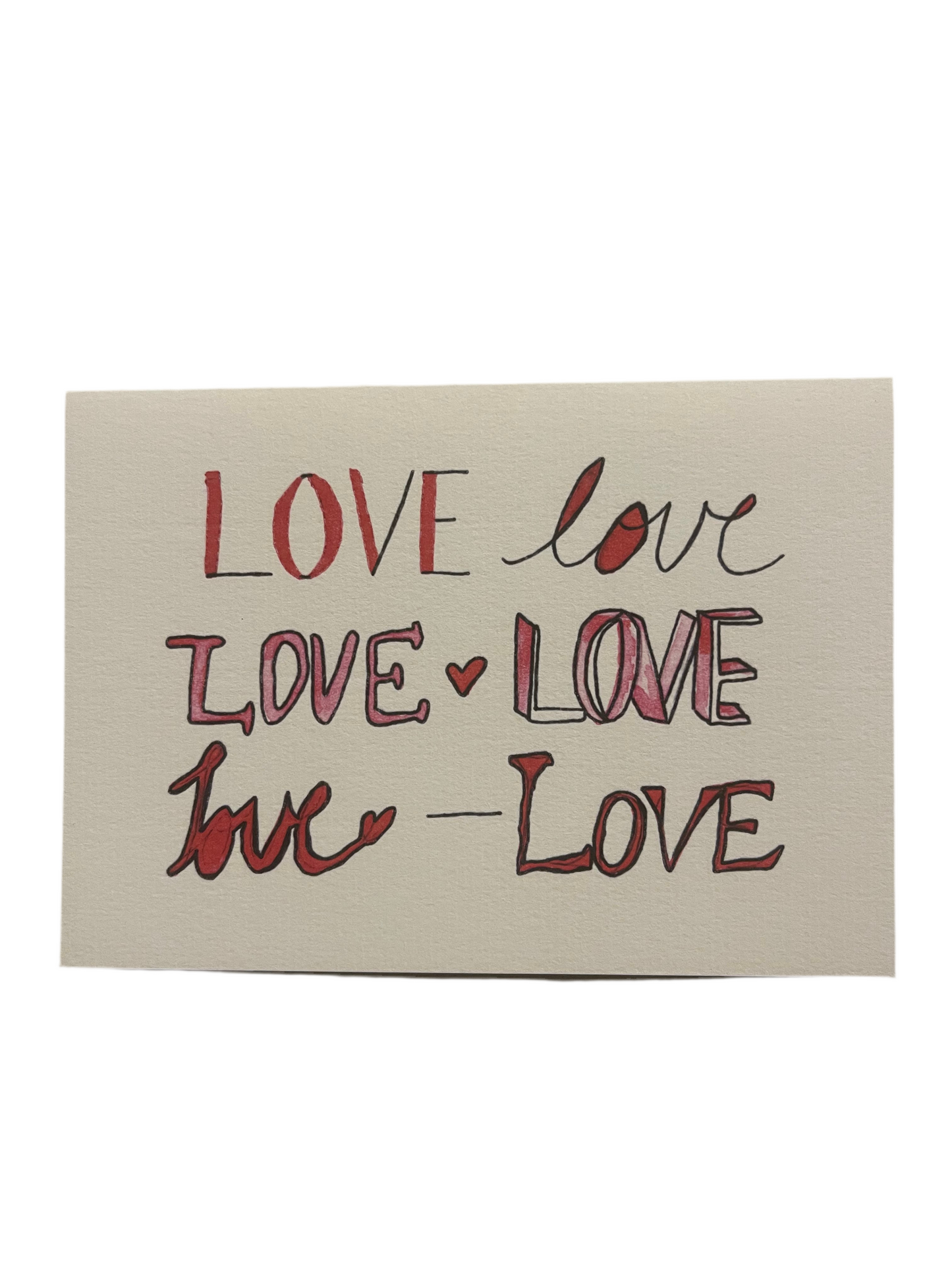 LOVE gift card