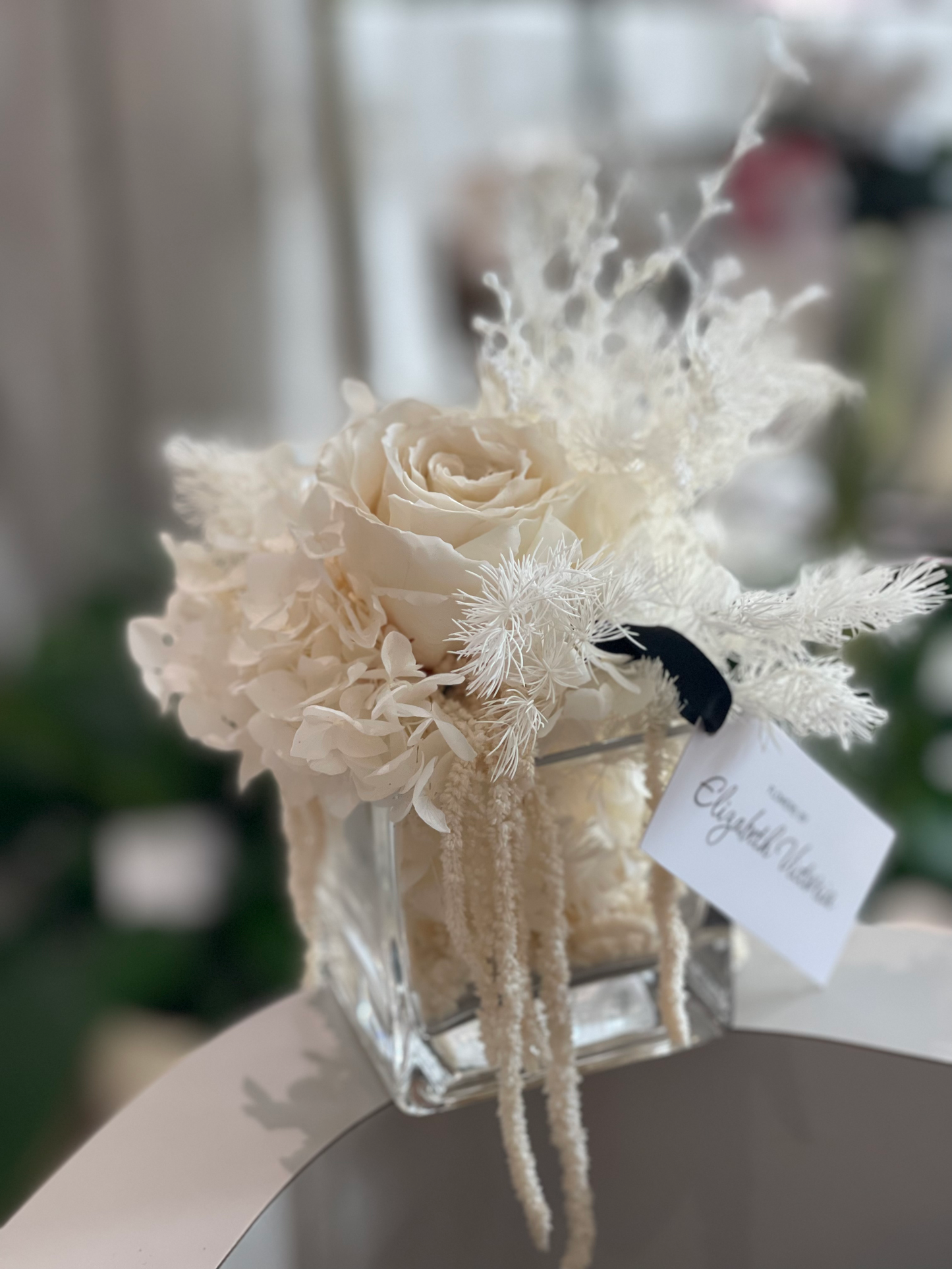 “Juliet “ preserved and dried arrangement